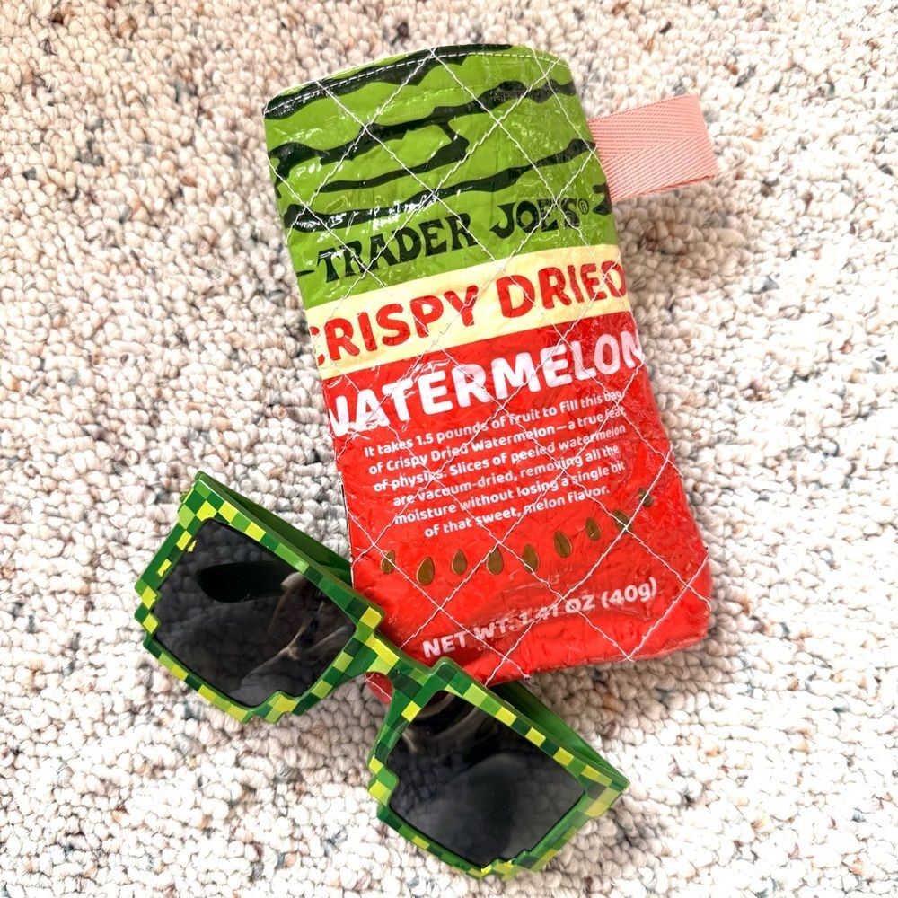 NEW Upcycled Trader Joe’s The Melon-aire Watermelon Clutch